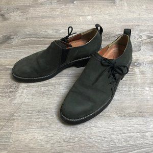 Ariat Forest Green Leather Oxfords